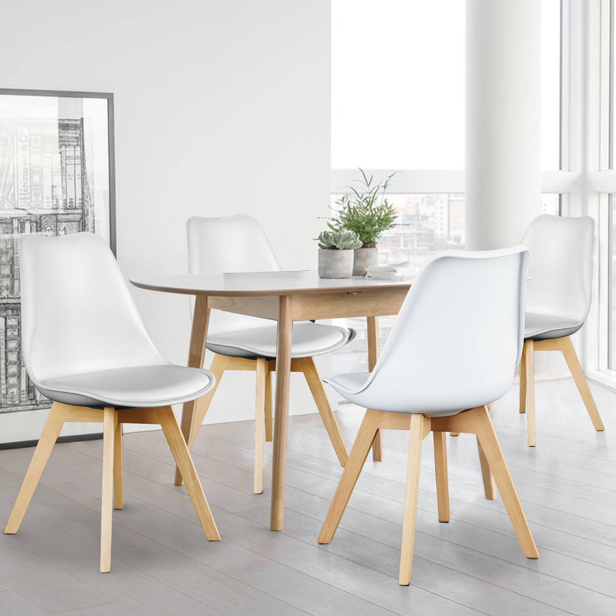 Adirondack Chair Wood - JHK Sillas de comedor de cuero