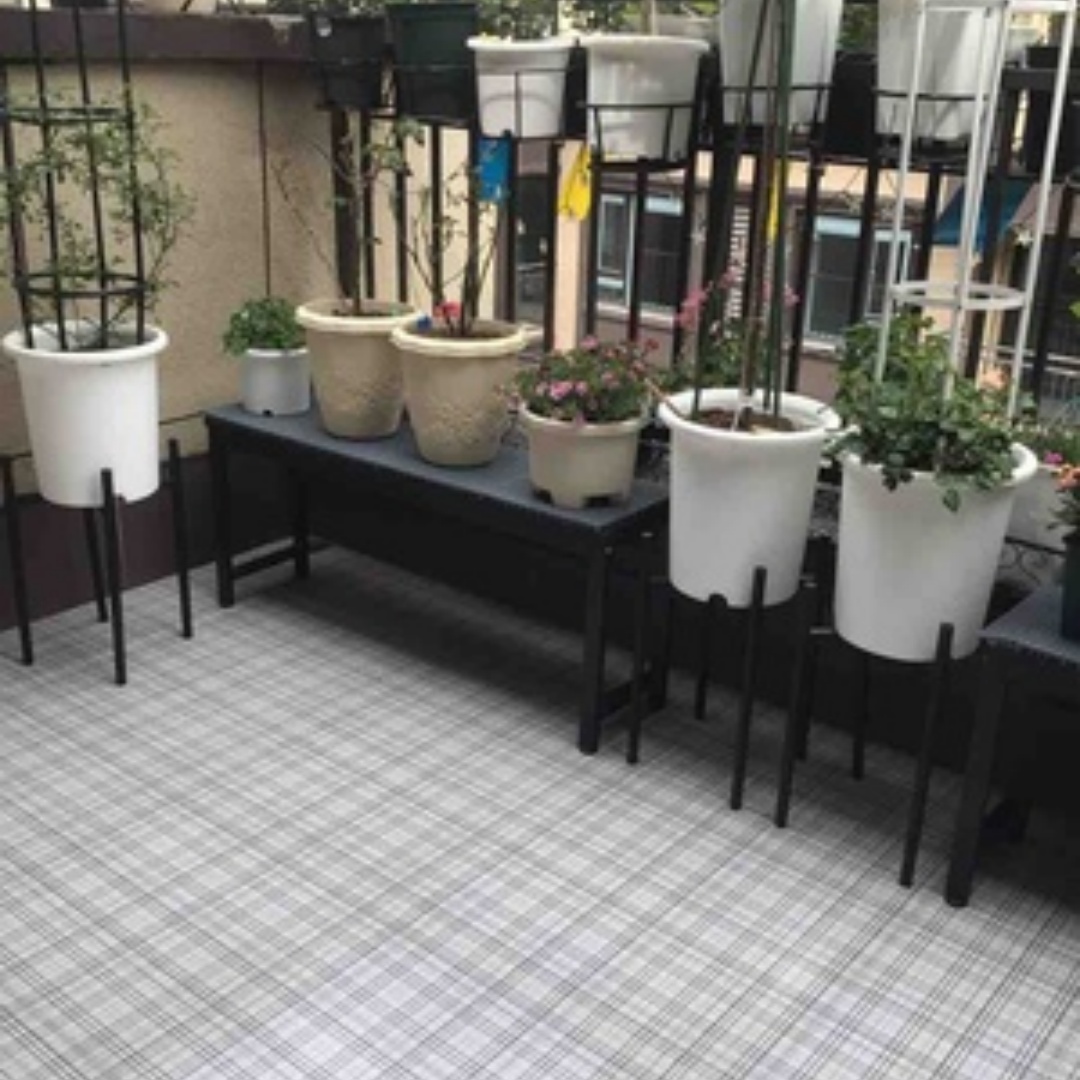 Outdoor Furniture Iron - Soporte para plantas de muebles de