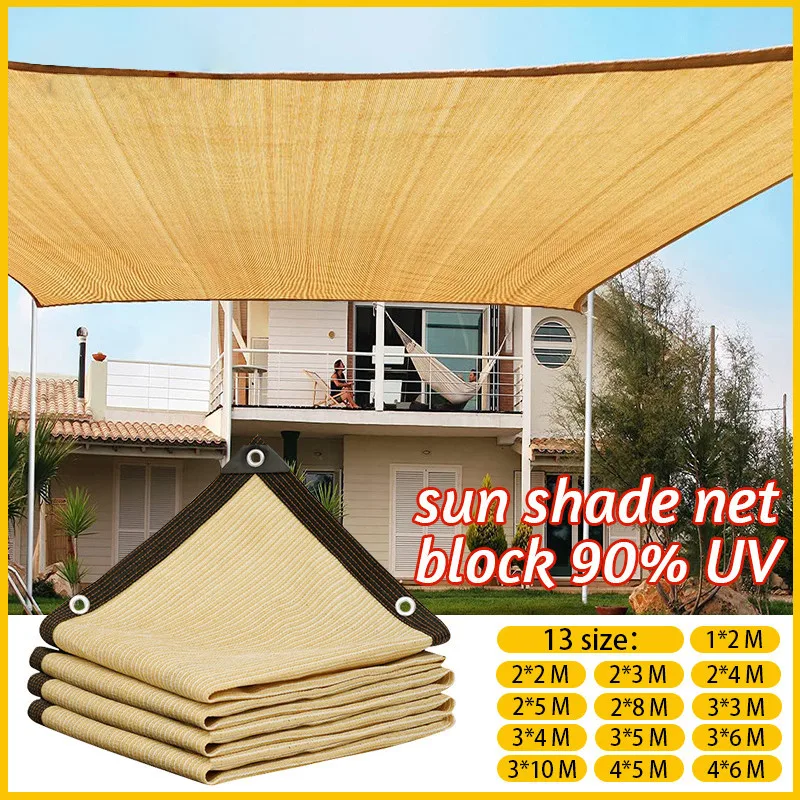 Outdoor Furniture Hdpe - Malla de Sombreado Beige de 4x5m,