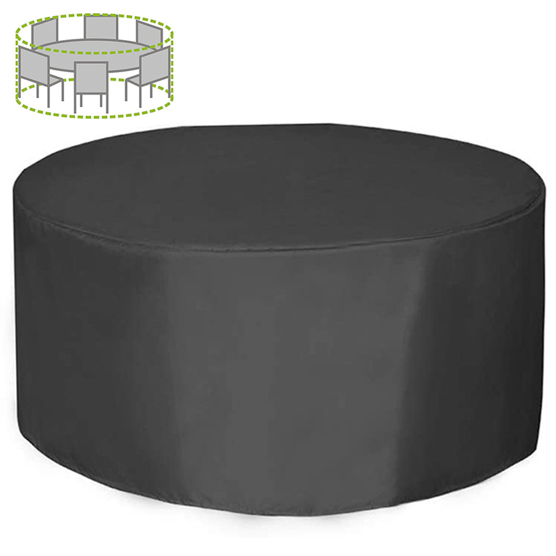 Outdoor Furniture Table And Chairs - Fundas Redondas para Muebles de Jardín,