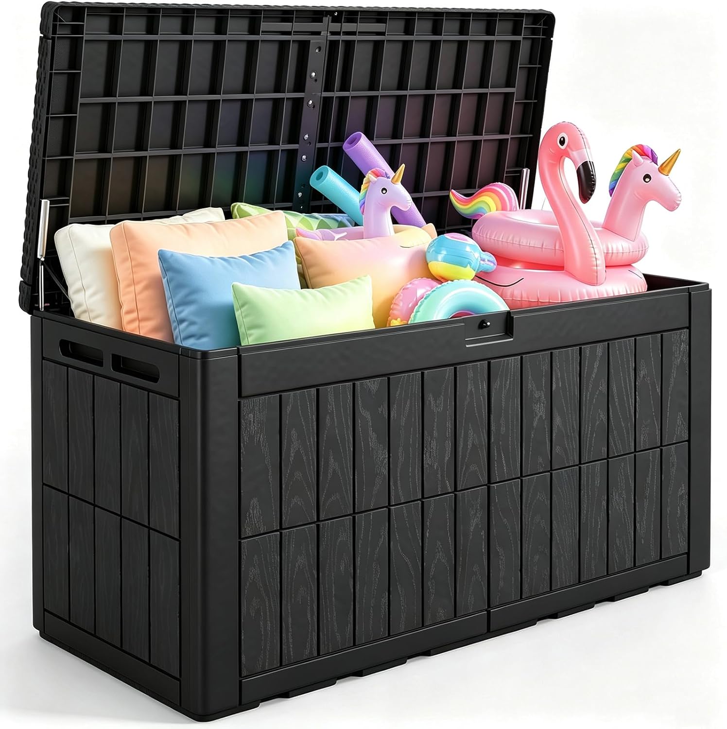 Outdoor Furniture Weatherproof - Caja de Almacenamiento Exterior Grande de