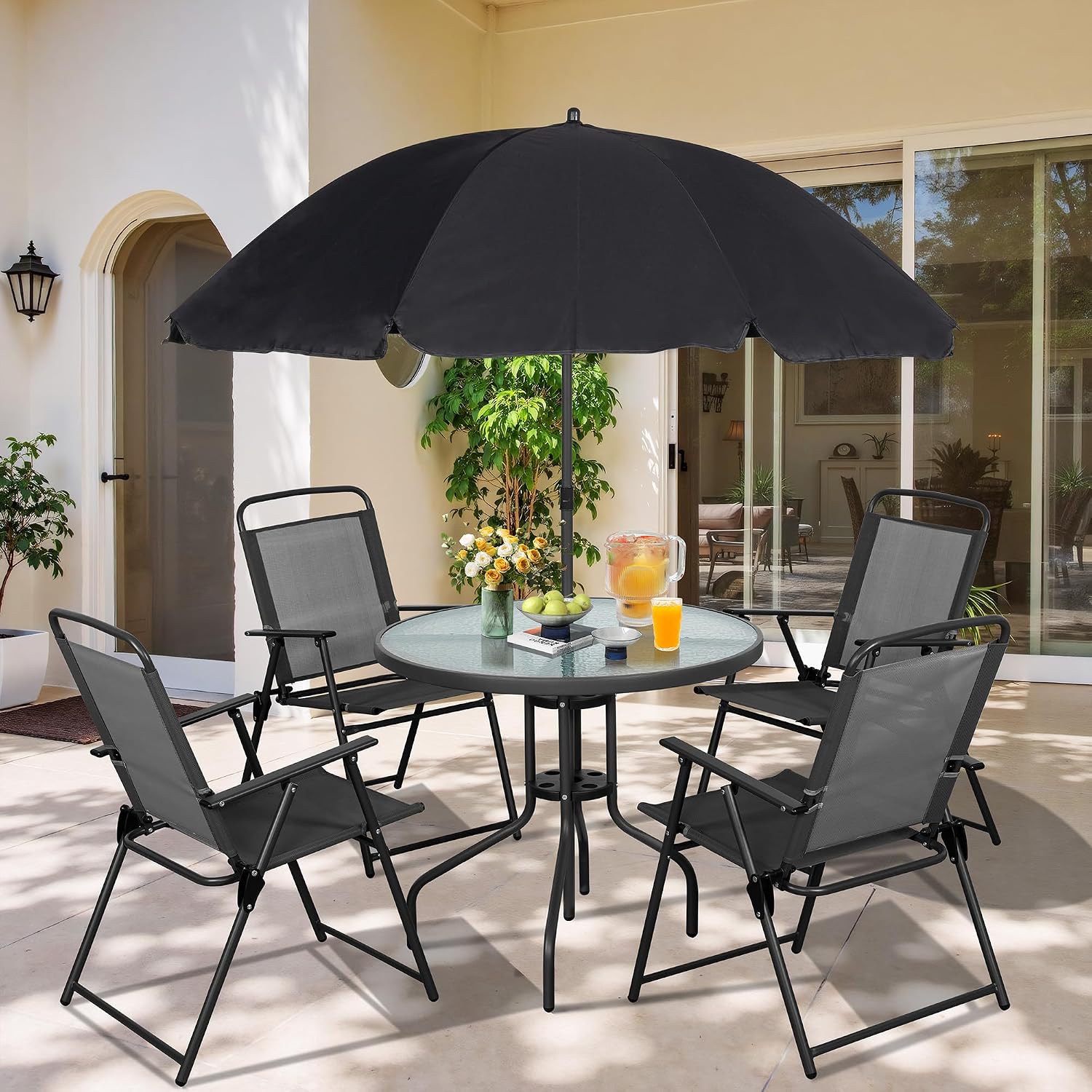 Outdoor Furniture Deals - Conjunto de comedor de metal para