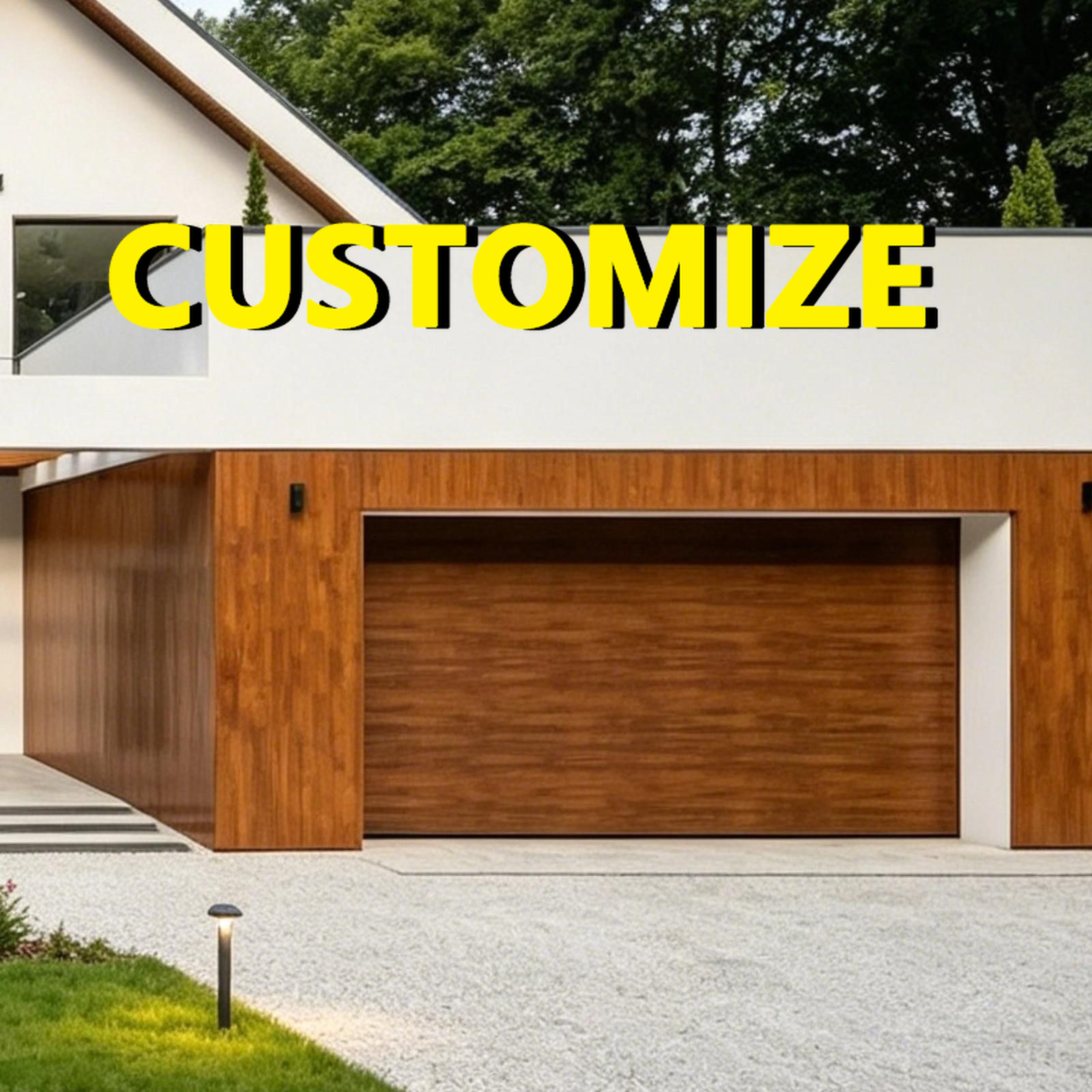 Outdoor Furniture Weatherproof - Puerta de Garaje de Aluminio Personalizada