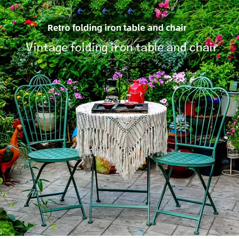 Outdoor Furniture Iron - Sillas de jardín para patio al