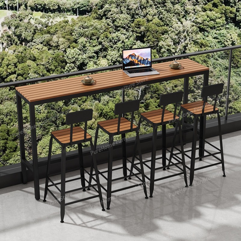 Outdoor Furniture For Cafe - Mesa de Bar Moderna para Exteriores