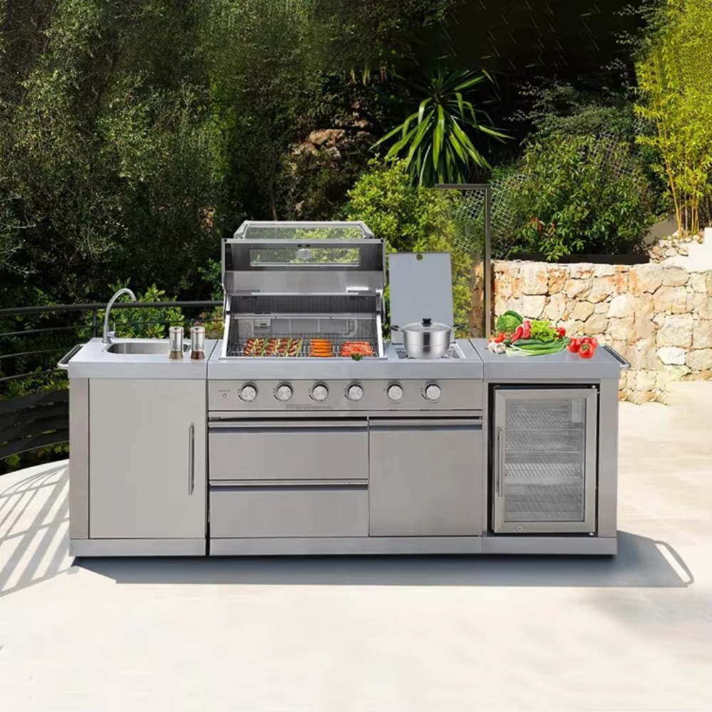 Outdoor Furniture Deals - Cocina Exterior con Cubierta, Conjunto de