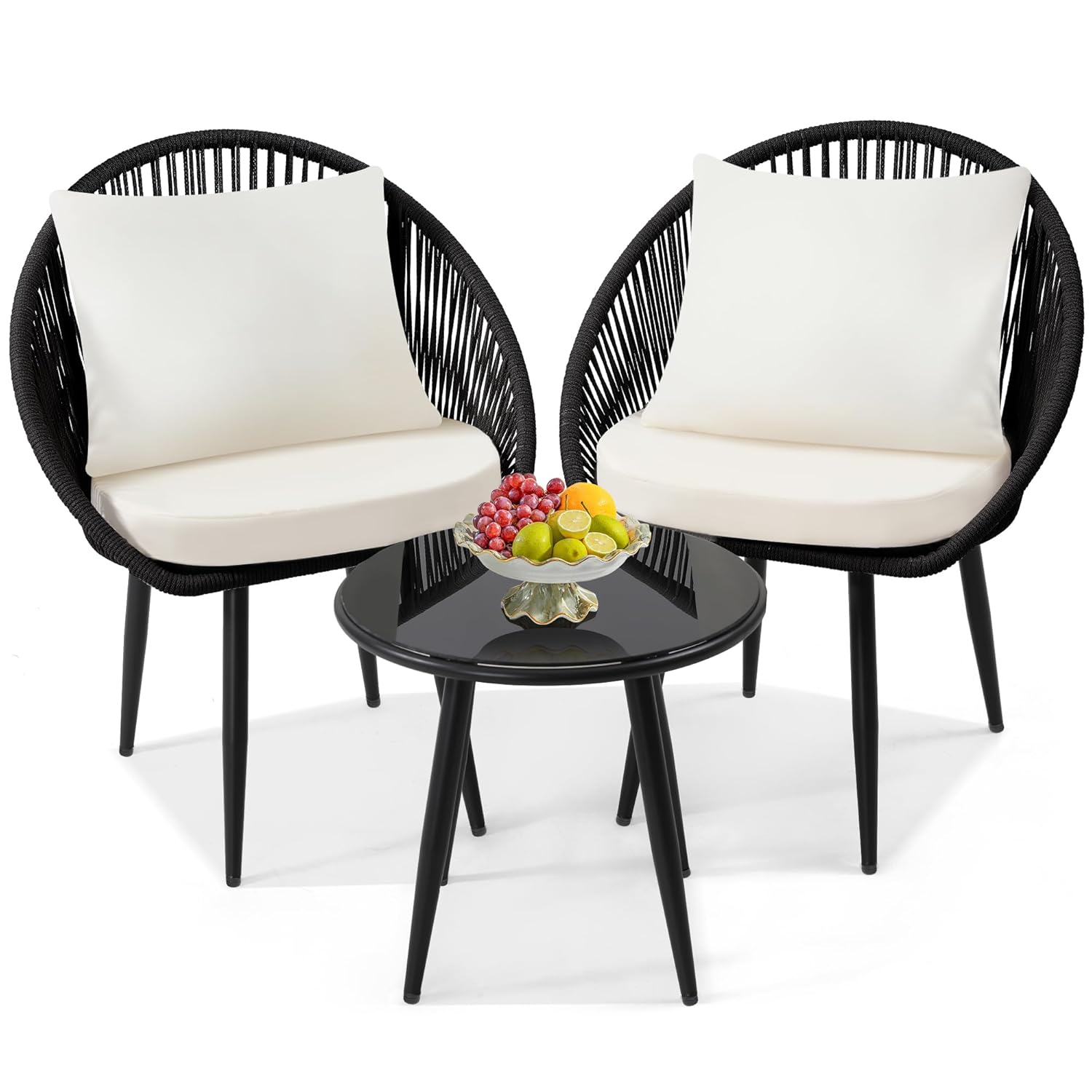 Outdoor Furniture Deals - Conjunto de Bistro de 3 Piezas,