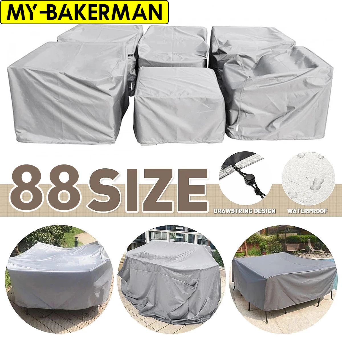 Outdoor Furniture Deals - Fundas para muebles de Patio impermeables,