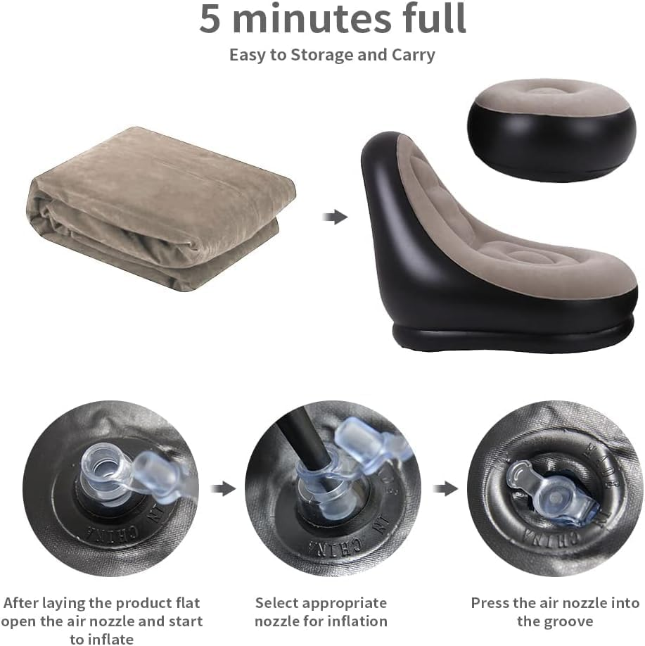 2 uds sofá perezoso silla infl - Outdoor Furniture Bali reseña y precio