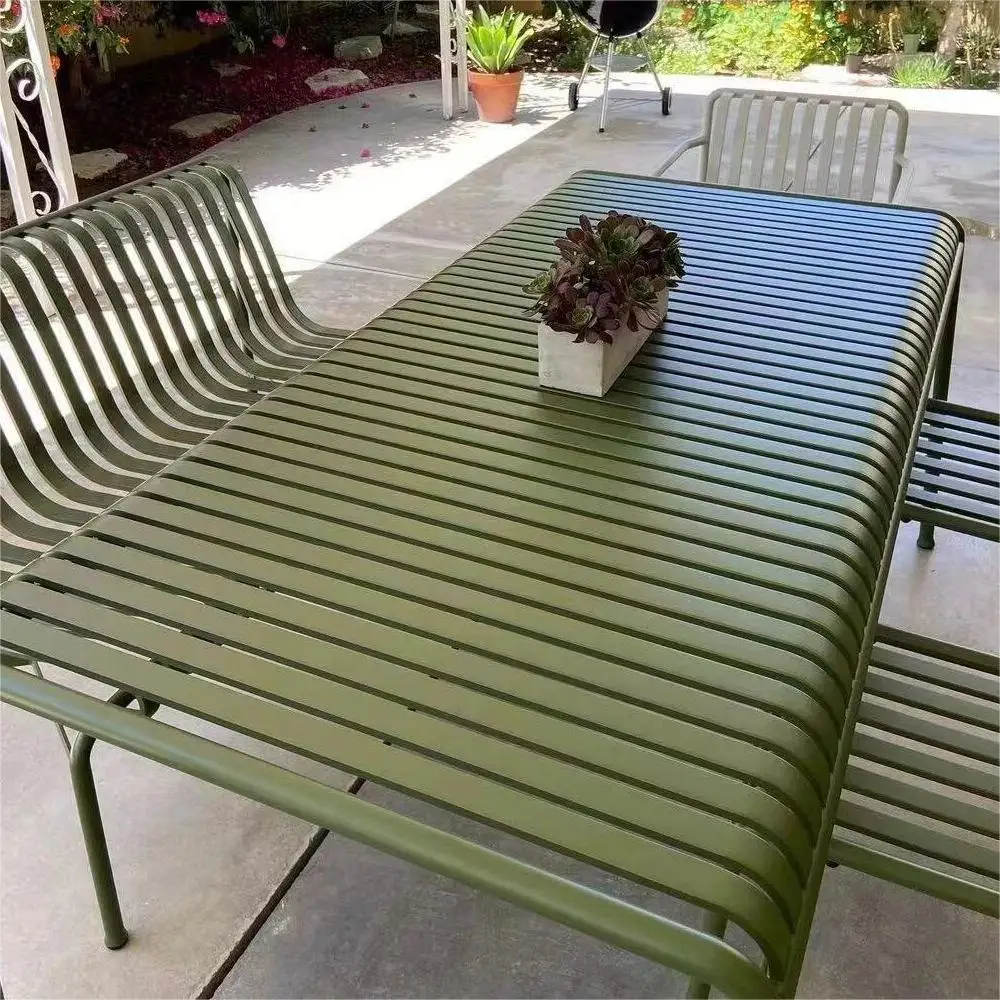 Mesas y sillas de hierro forja - Outdoor Furniture For Cafe reseña y precio