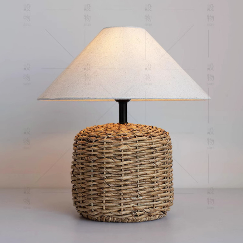 Lámpara de mesa E27 tejida hec - Outdoor Furniture Rh reseña y precio