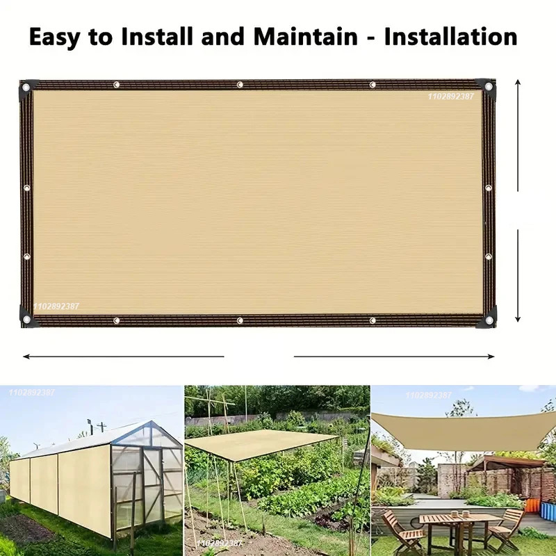 Malla de Sombreado Beige de 4x - Outdoor Furniture Hdpe reseña y precio