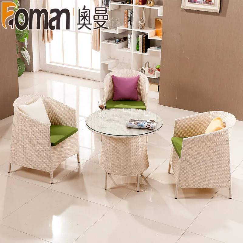 Conjunto de Mesa y Sillas de R - Outdoor Furniture For Cafe reseña y precio