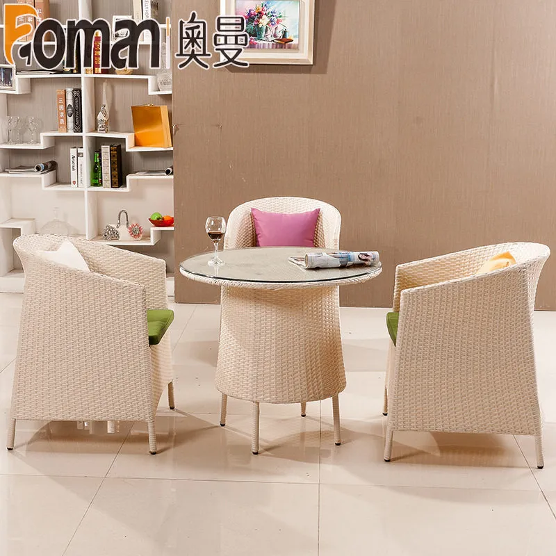 Conjunto de Mesa y Sillas de R - Outdoor Furniture For Cafe reseña y precio