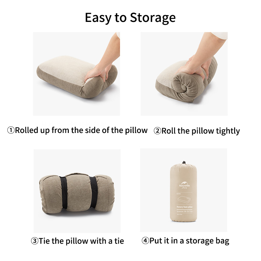 Naturehike-almohada plegable u - Outdoor Furniture Pillows reseña y precio