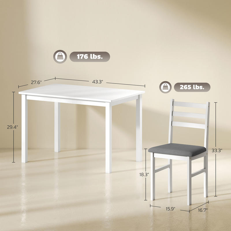 Juego de Mesa de Cocina Pequeñ - Adirondack Chair Wood reseña y precio