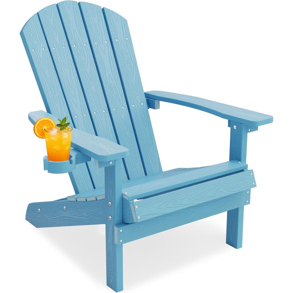 Silla Adirondack con portavaso - Adirondack Chair Wood reseña y precio