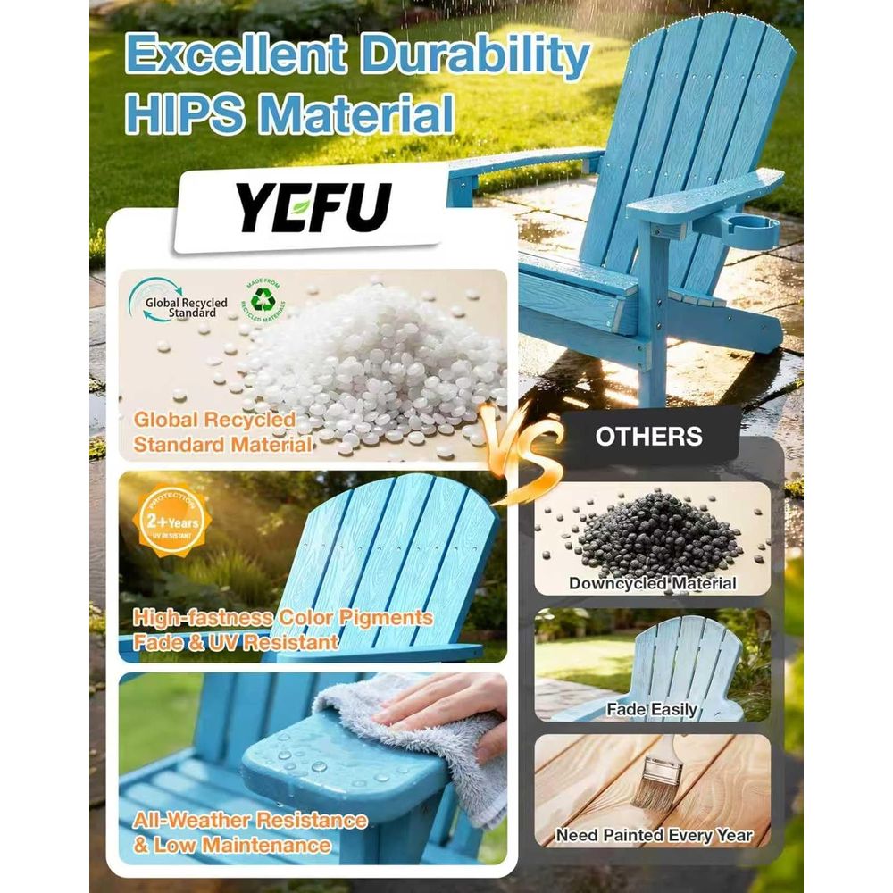 Silla Adirondack con portavaso - Adirondack Chair Wood reseña y precio