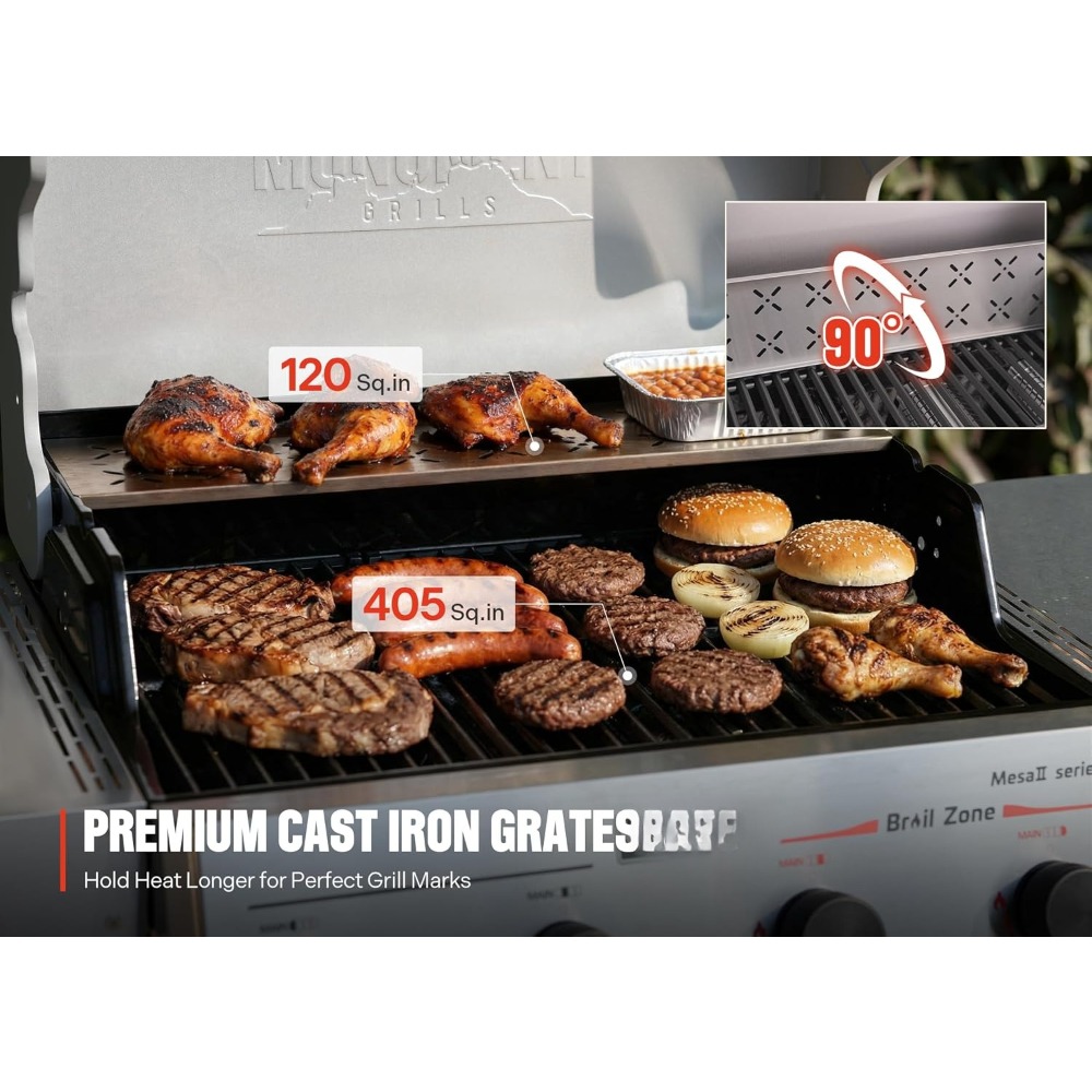 Parrilla de Gas de Acero Inoxi - Outdoor Furniture Zone reseña y precio
