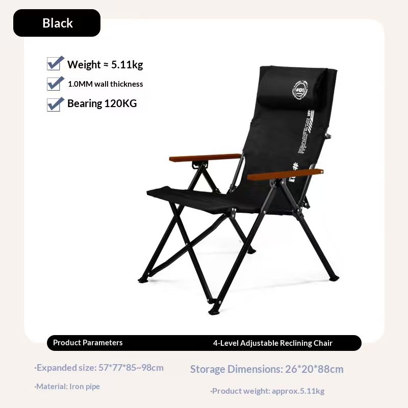 Silla Plegable de Playa y Camp - Outdoor Furniture Iron reseña y precio