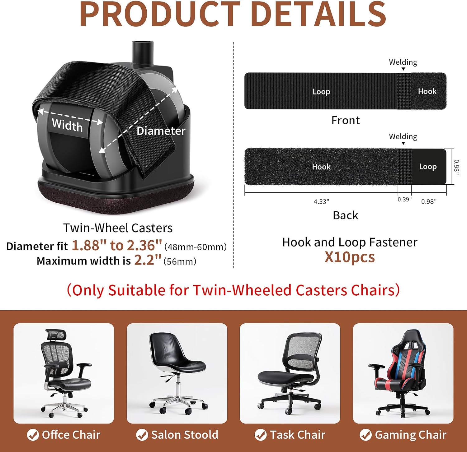 Protectores de patas de silla, - Outdoor Furniture Glides reseña y precio