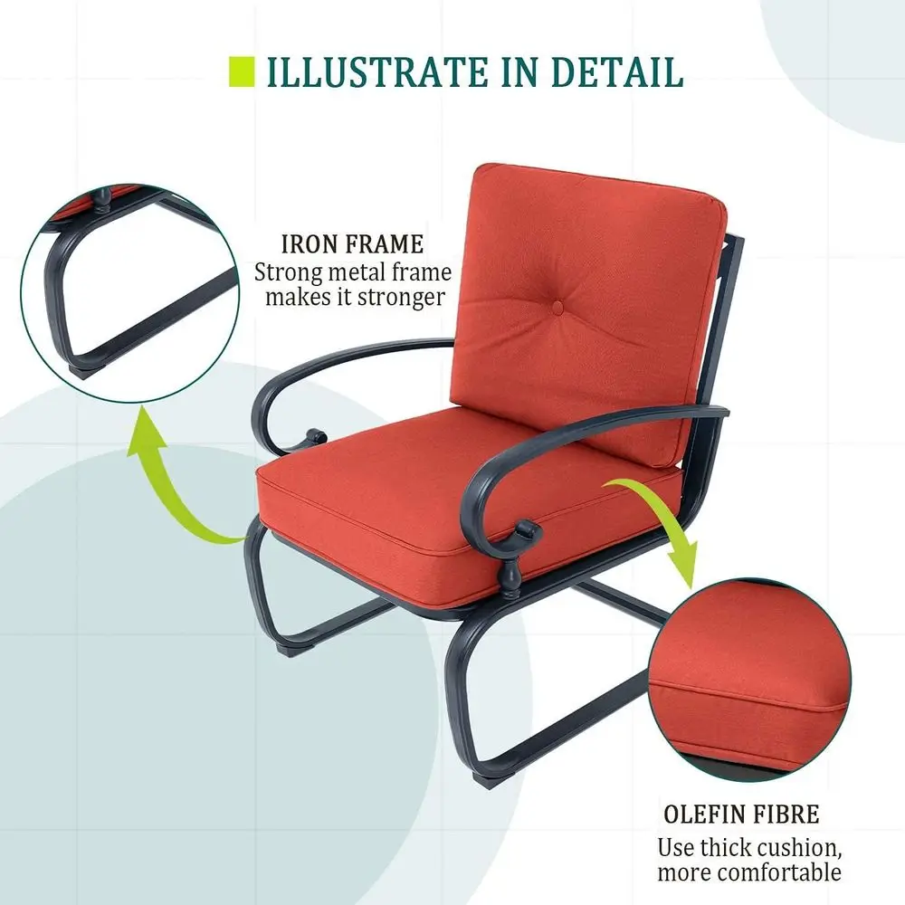 Juego de Muebles de Jardín de  - Outdoor Furniture Iron reseña y precio