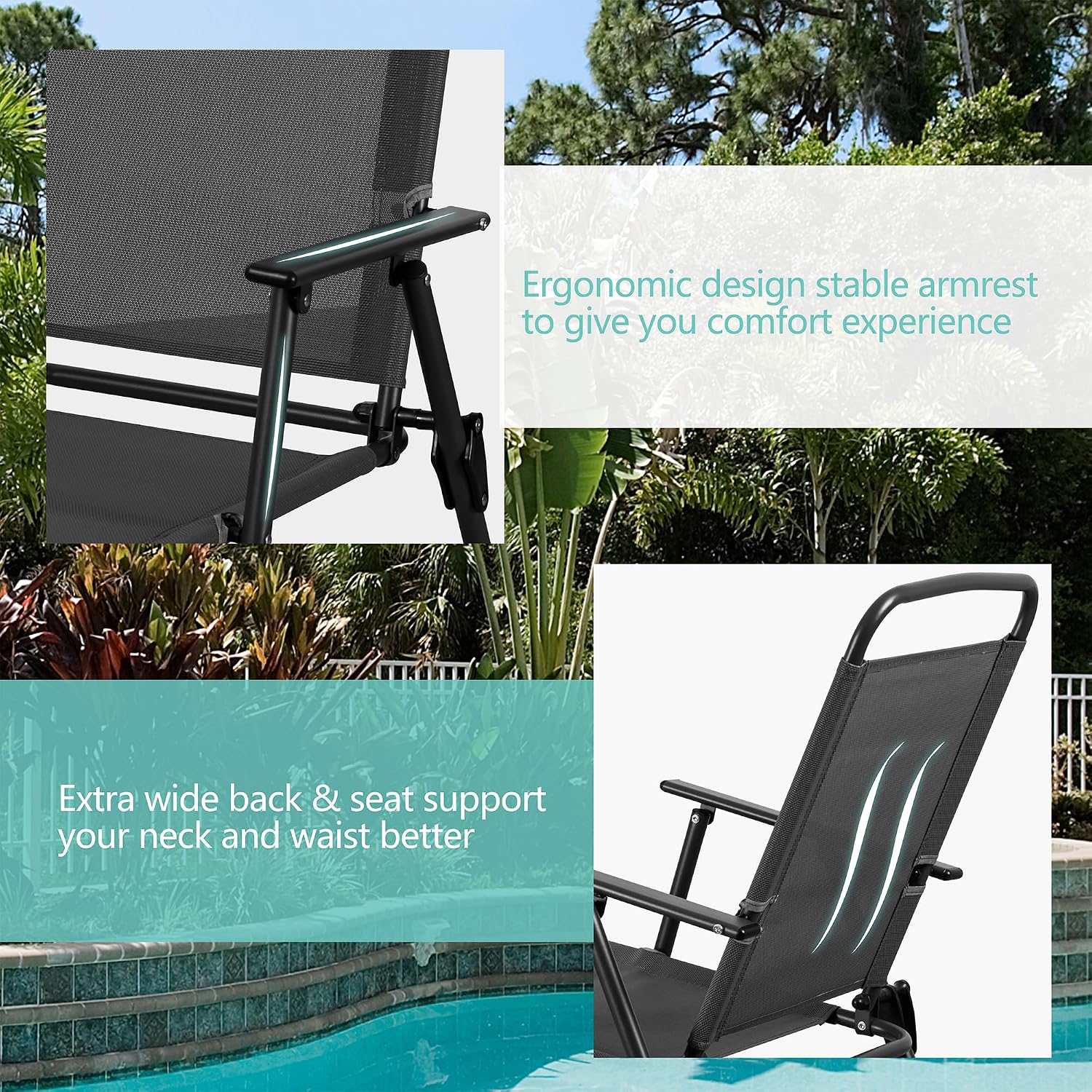Conjunto de comedor de metal p - Outdoor Furniture Deals reseña y precio
