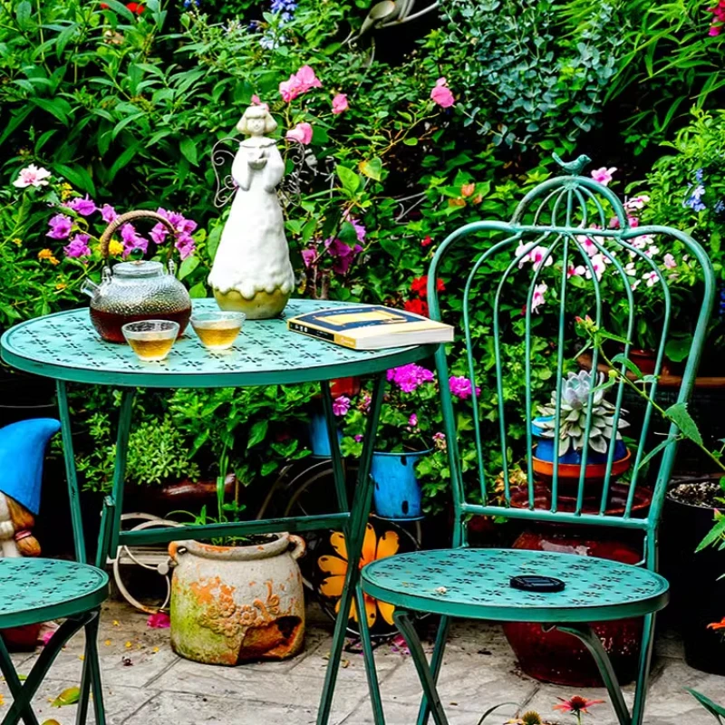 Sillas de jardín para patio al - Outdoor Furniture Iron reseña y precio