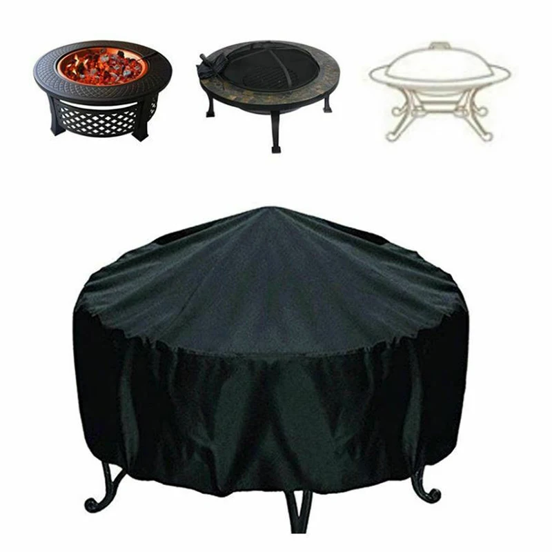 Cubierta redonda para fogón De - Outdoor Furniture Weatherproof reseña y precio