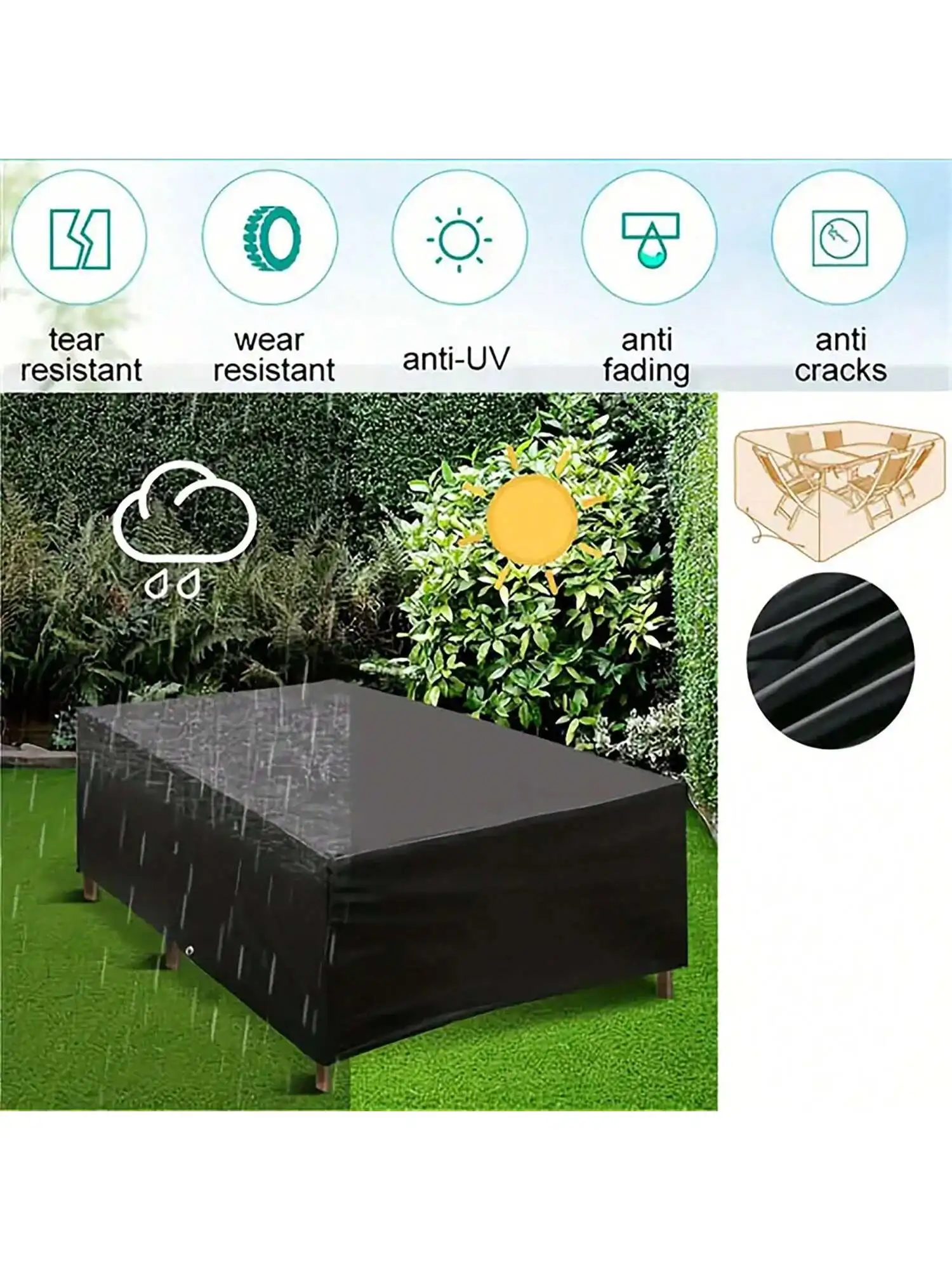 Muebles de Jardín de Patio al  - Outdoor Furniture Table And Chairs reseña y precio