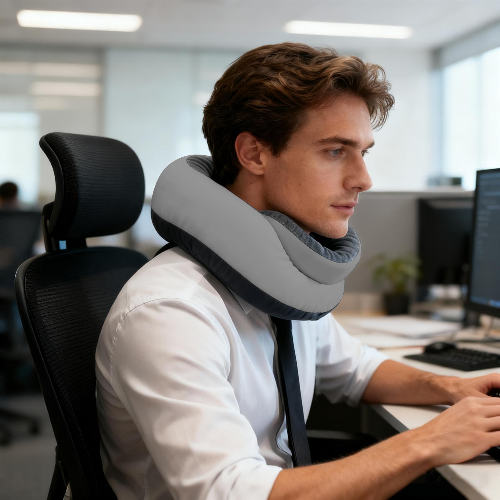 Almohada de viaje, bufanda env - Outdoor Furniture Pillows reseña y precio