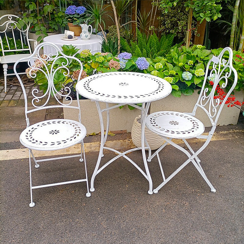 Mesa y Sillas de Hierro Estilo - Outdoor Furniture Iron reseña y precio