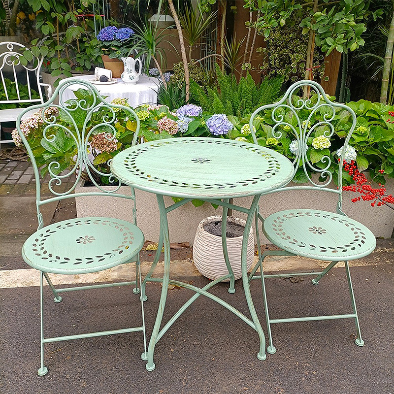 Mesa y Sillas de Hierro Estilo - Outdoor Furniture Iron reseña y precio