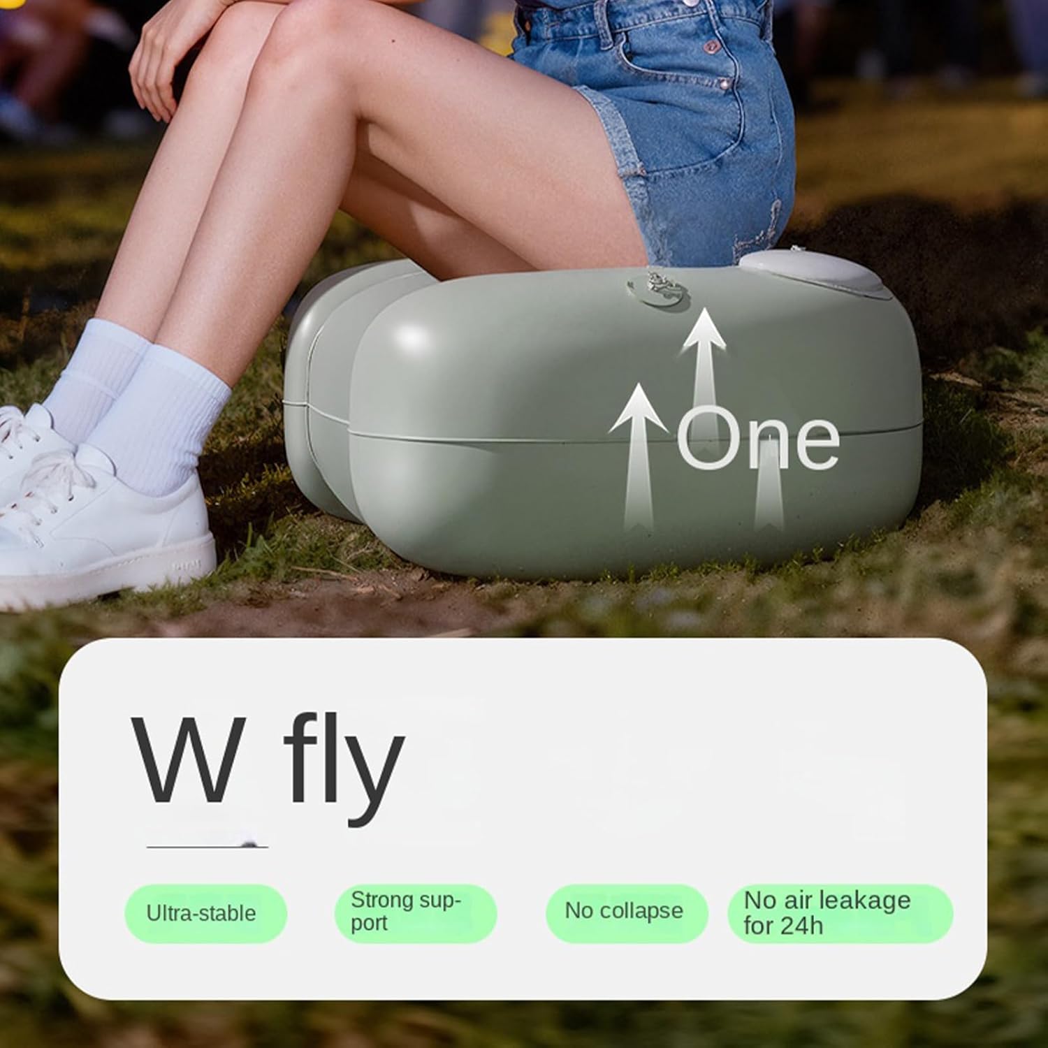 Asiento de viaje inflable grue - Outdoor Furniture Pillows reseña y precio