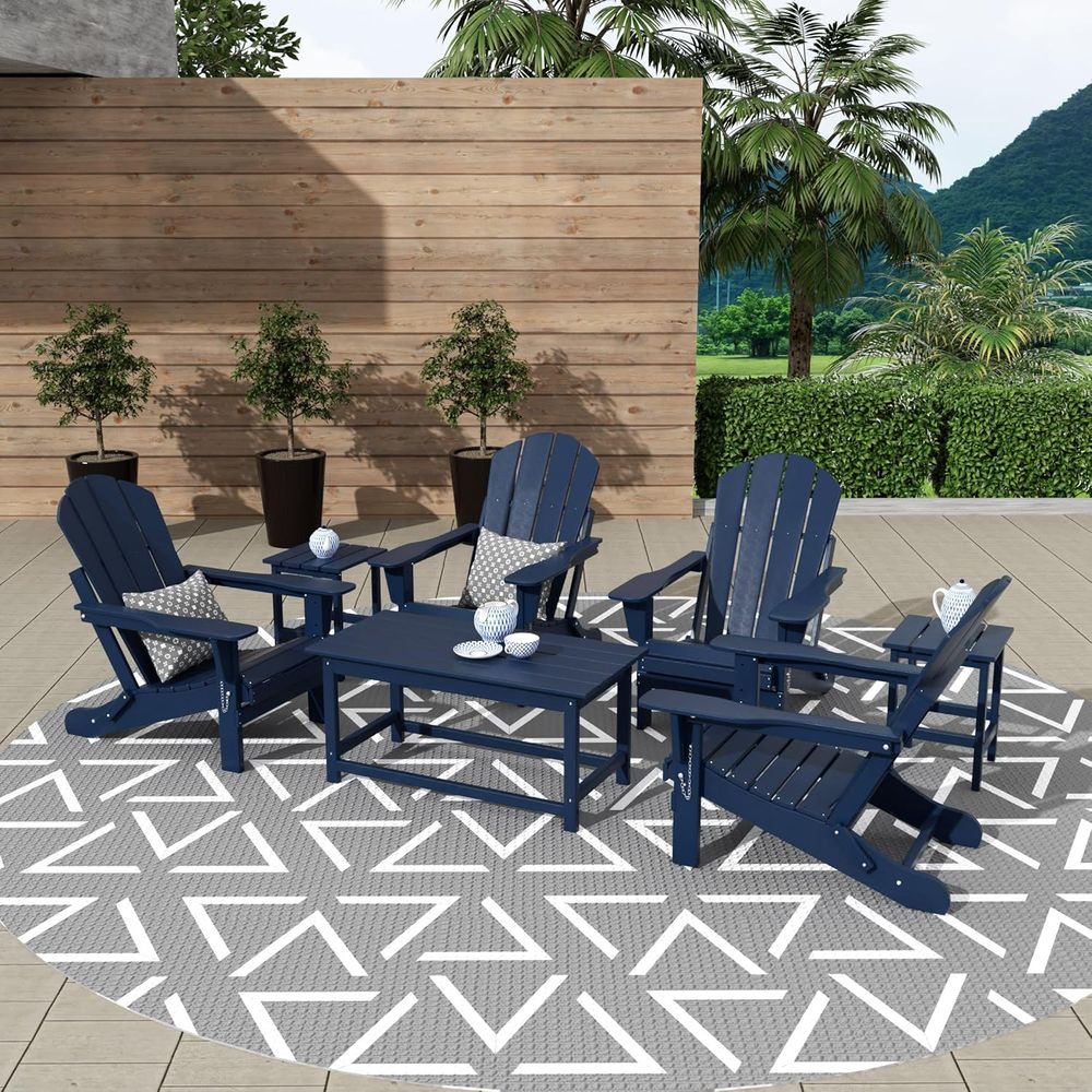 Juego de mesa auxiliar y mesa  - Adirondack Chair Wood reseña y precio