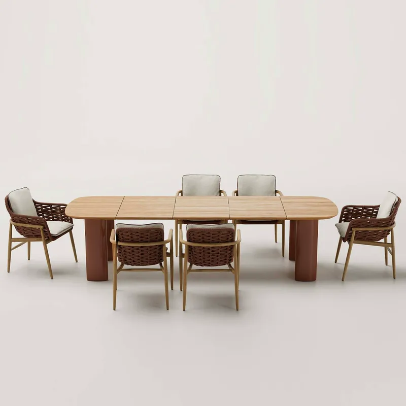 Conjunto de Mesa y Sillas de C - Outdoor Furniture For Cafe reseña y precio
