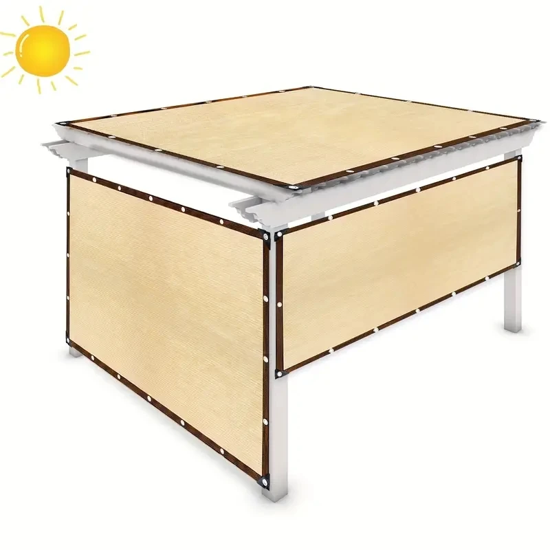 90% sombreado HDPE Beige paras - Outdoor Furniture Hdpe reseña y precio