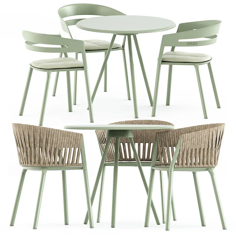 'Muebles de exterior de acero, - Outdoor Furniture Table And Chairs reseña y precio