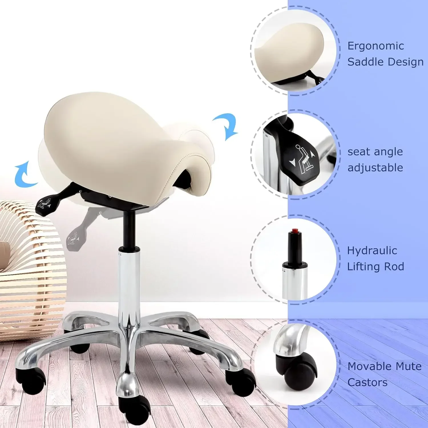 Silla de sillín: taburete de s - Outdoor Furniture Glides reseña y precio