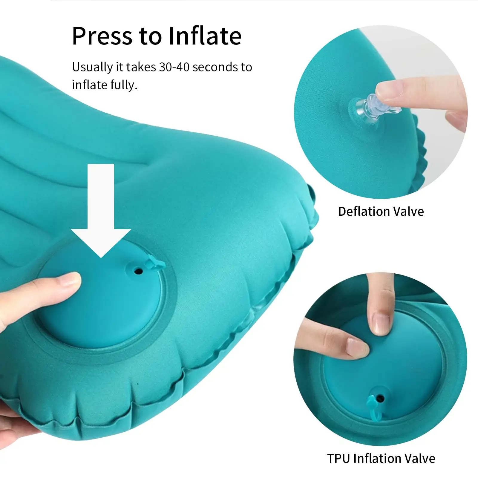 Almohada inflable cómoda y por - Outdoor Furniture Pillows reseña y precio