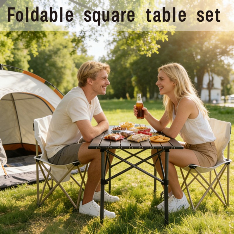 Juego de mesa y sillas plegabl - Outdoor Furniture Deals reseña y precio