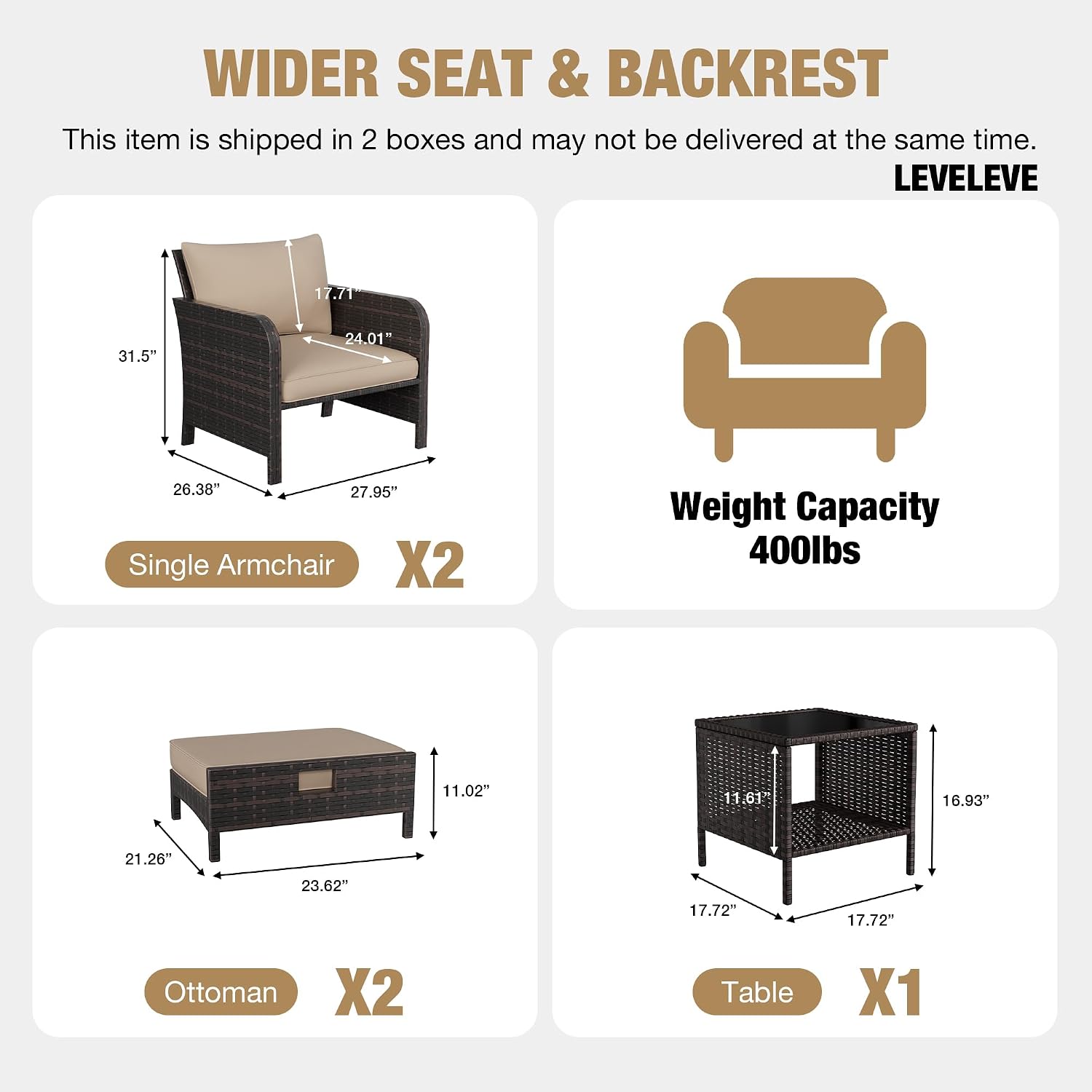 Conjunto de Muebles de Patio d - Outdoor Furniture Deals reseña y precio