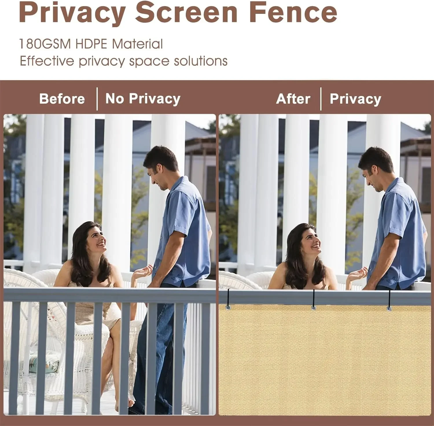 Pantalla de privacidad para ba - Outdoor Furniture Hdpe reseña y precio