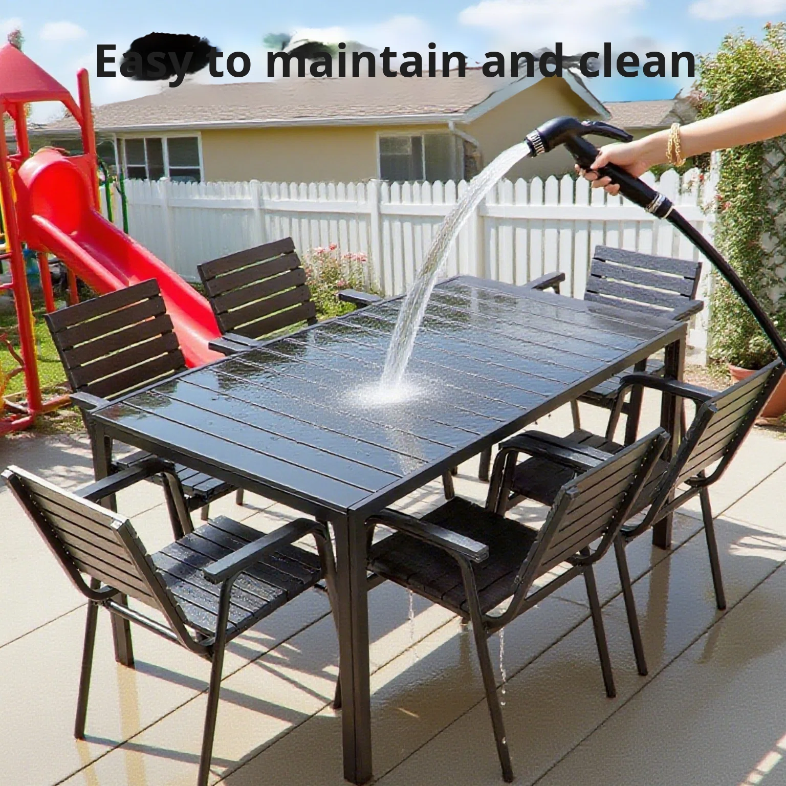 Nuevo Conjunto de Mesa y Silla - Outdoor Furniture Table And Chairs reseña y precio