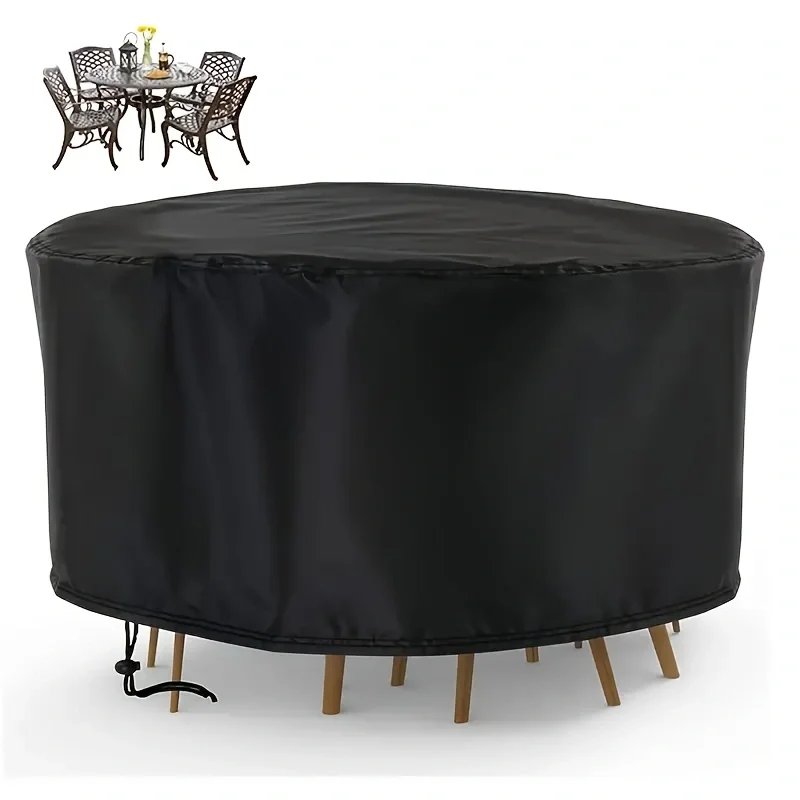 Cubierta redonda impermeable p - Outdoor Furniture Table And Chairs reseña y precio