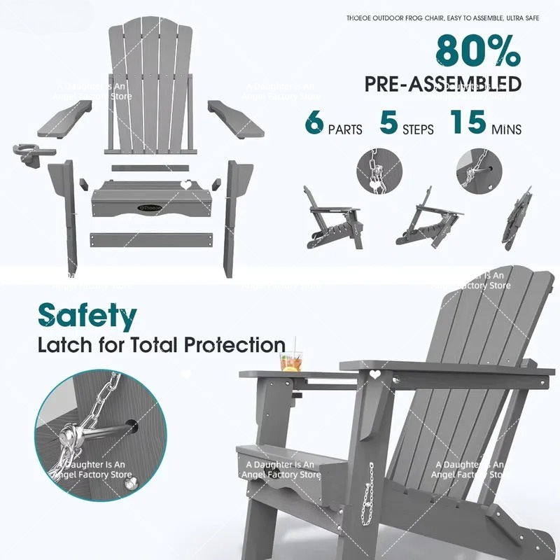Juego de 2 Sillas Adirondack P - Adirondack Chair Wood reseña y precio